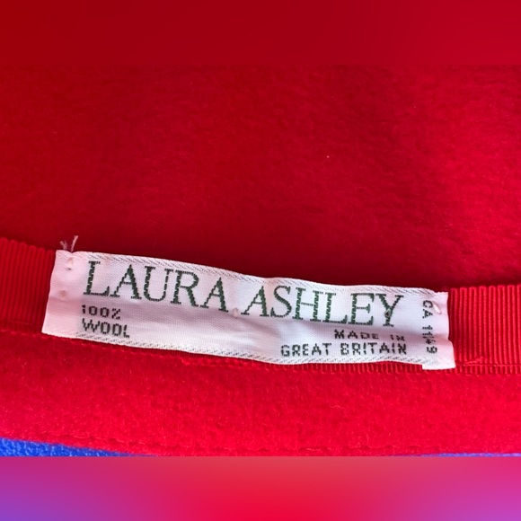 1980s Vintage LAURA ASHLEY 100% Wool Raspberry Women’s Hat - Picture 6 of 16